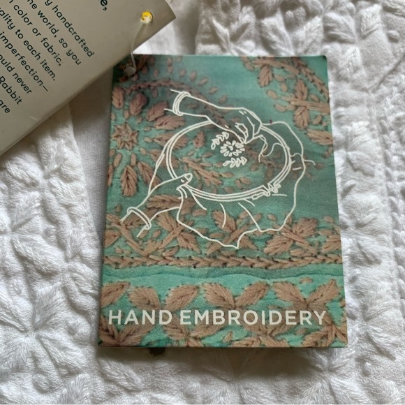 NWT Roller Rabbit White Embroidered Cotton Dress Small Boho Lined $138 Retail - Picture 8 of 16